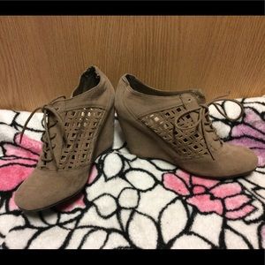 Fergalicious Tan Wedges